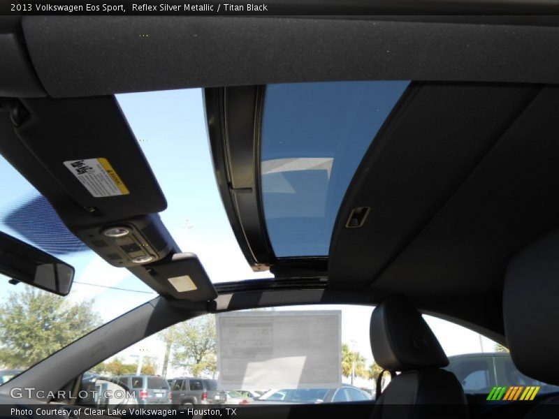 Reflex Silver Metallic / Titan Black 2013 Volkswagen Eos Sport