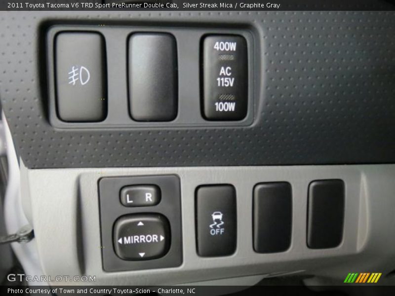 Silver Streak Mica / Graphite Gray 2011 Toyota Tacoma V6 TRD Sport PreRunner Double Cab