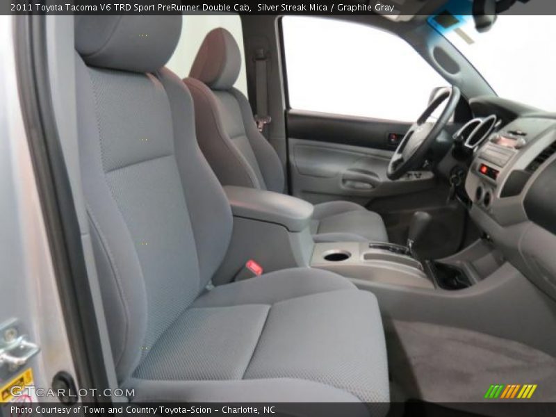 Silver Streak Mica / Graphite Gray 2011 Toyota Tacoma V6 TRD Sport PreRunner Double Cab