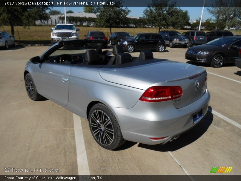 Reflex Silver Metallic / Titan Black 2013 Volkswagen Eos Sport