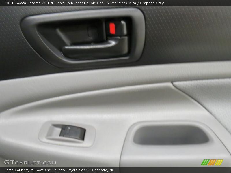 Silver Streak Mica / Graphite Gray 2011 Toyota Tacoma V6 TRD Sport PreRunner Double Cab