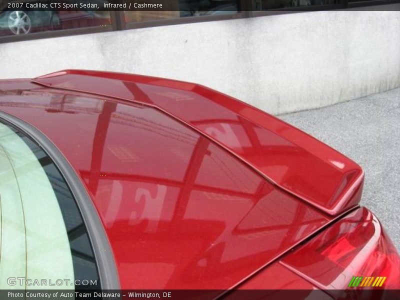 Infrared / Cashmere 2007 Cadillac CTS Sport Sedan