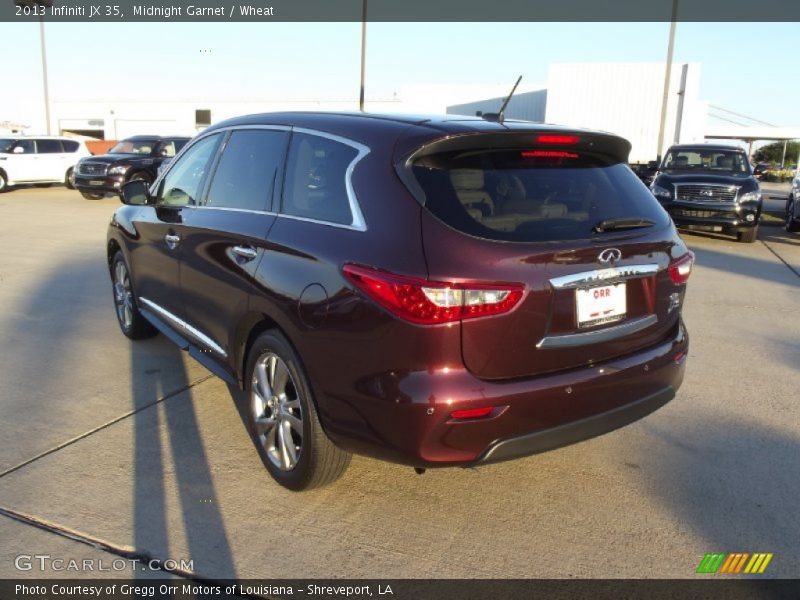 Midnight Garnet / Wheat 2013 Infiniti JX 35