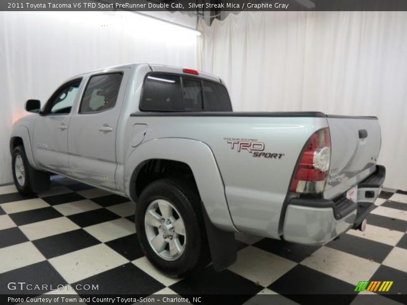 Silver Streak Mica / Graphite Gray 2011 Toyota Tacoma V6 TRD Sport PreRunner Double Cab