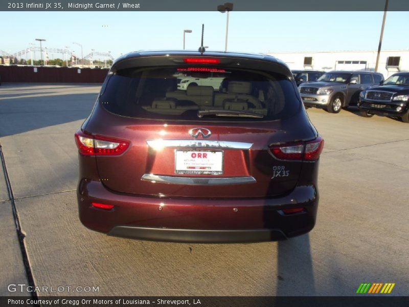 Midnight Garnet / Wheat 2013 Infiniti JX 35