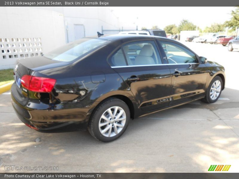 Black Uni / Cornsilk Beige 2013 Volkswagen Jetta SE Sedan