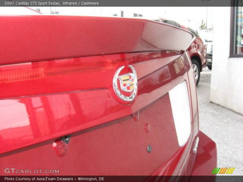 Infrared / Cashmere 2007 Cadillac CTS Sport Sedan