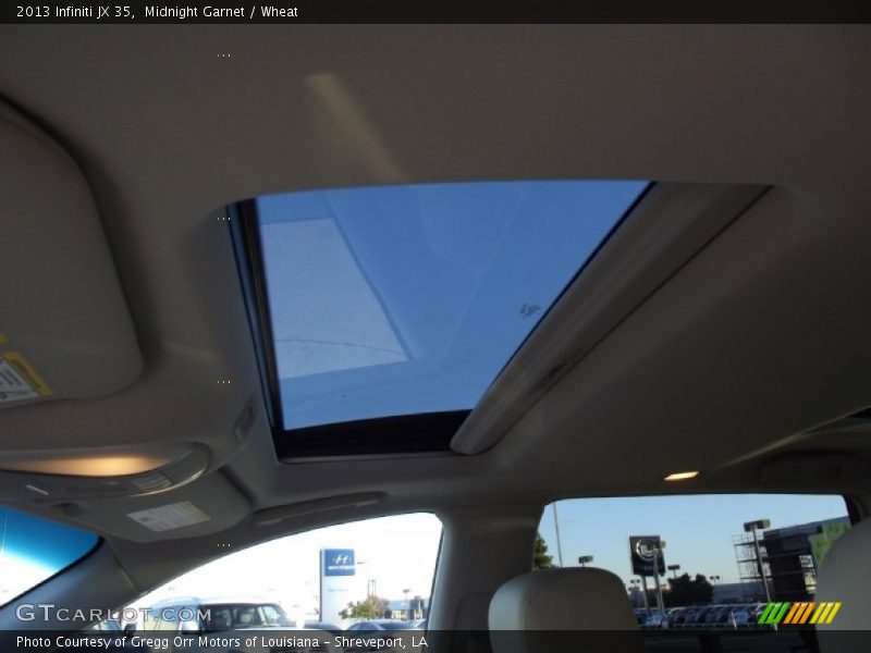 Midnight Garnet / Wheat 2013 Infiniti JX 35