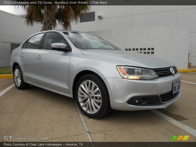 Moonrock Silver Metallic / Titan Black 2013 Volkswagen Jetta TDI Sedan