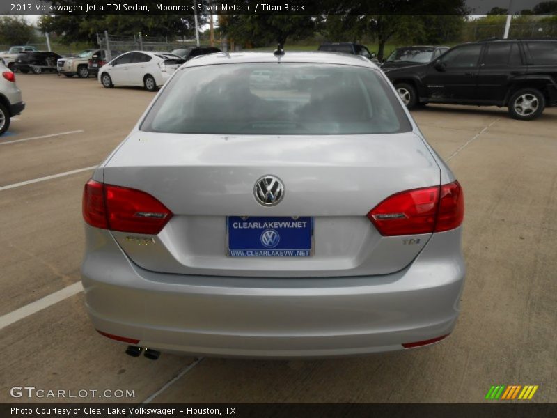 Moonrock Silver Metallic / Titan Black 2013 Volkswagen Jetta TDI Sedan