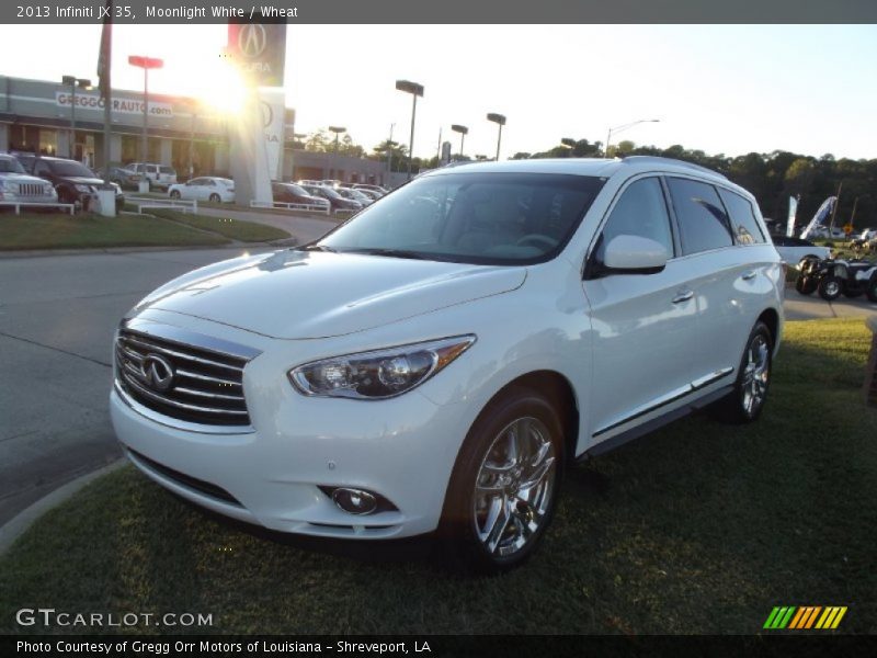 Moonlight White / Wheat 2013 Infiniti JX 35