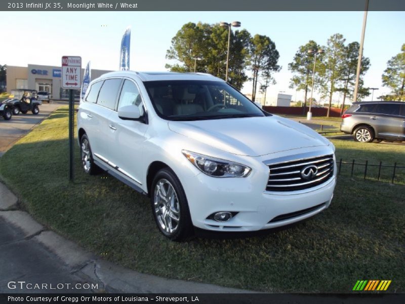 Moonlight White / Wheat 2013 Infiniti JX 35