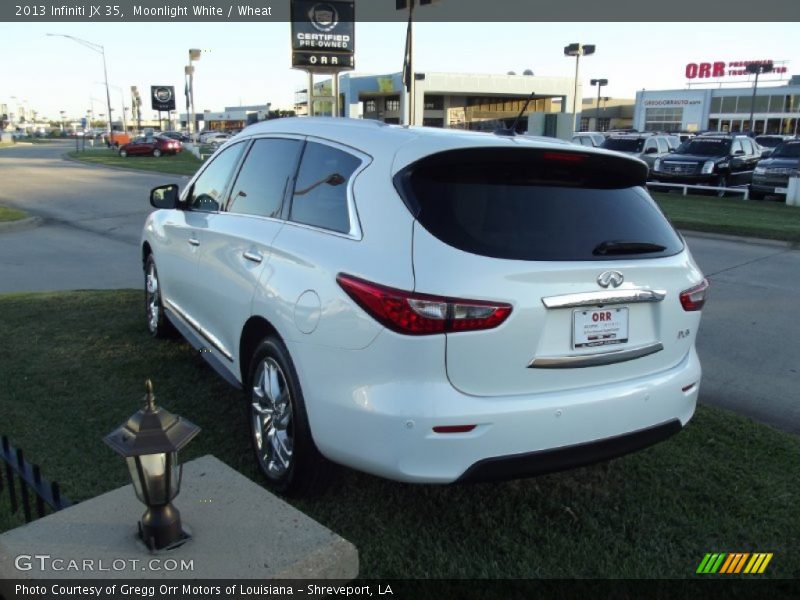 Moonlight White / Wheat 2013 Infiniti JX 35