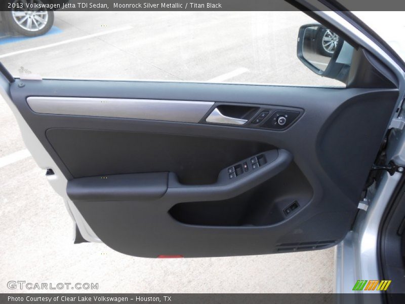 Moonrock Silver Metallic / Titan Black 2013 Volkswagen Jetta TDI Sedan