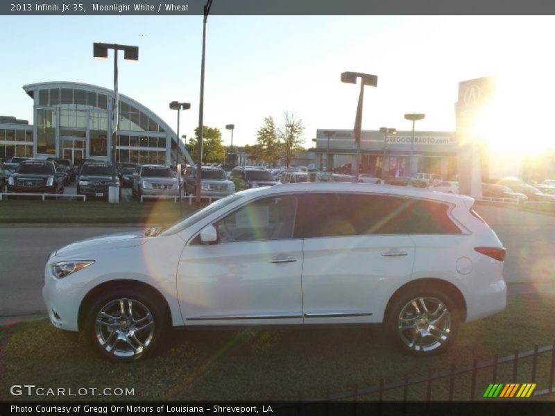 Moonlight White / Wheat 2013 Infiniti JX 35