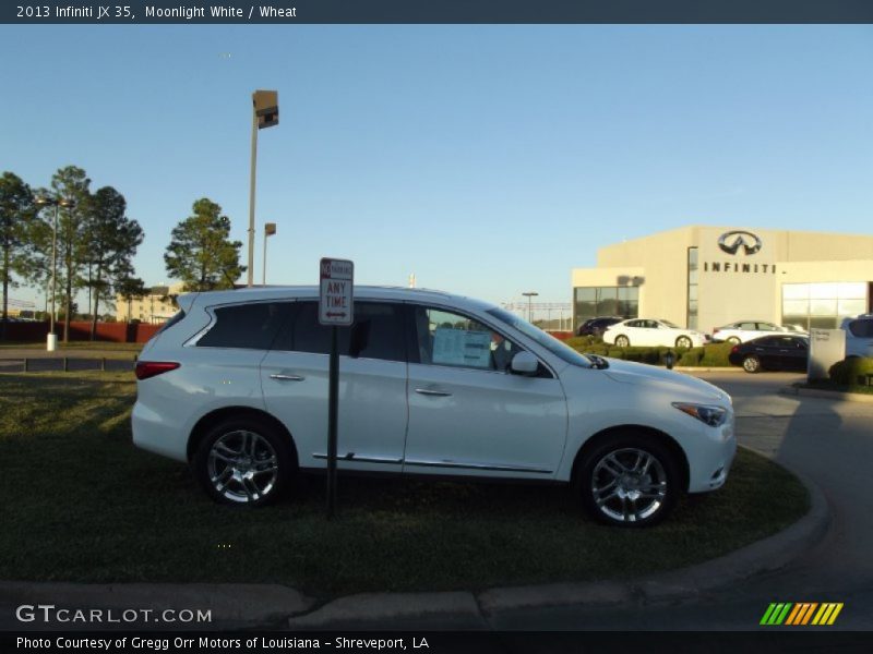 Moonlight White / Wheat 2013 Infiniti JX 35