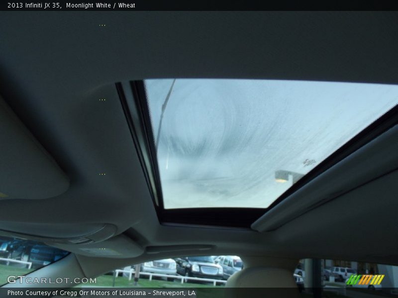 Moonlight White / Wheat 2013 Infiniti JX 35