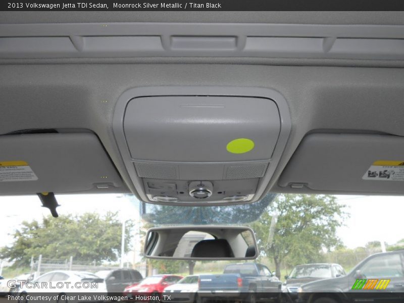Moonrock Silver Metallic / Titan Black 2013 Volkswagen Jetta TDI Sedan