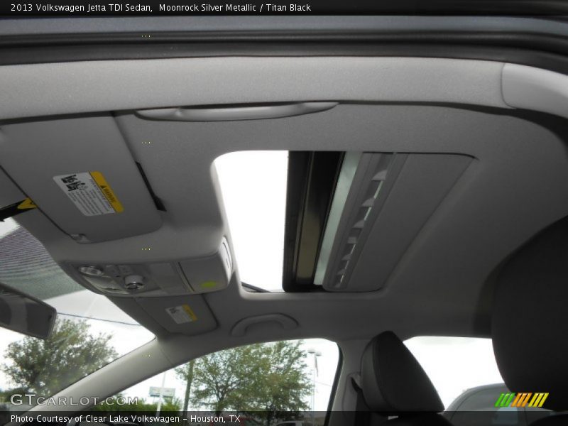 Moonrock Silver Metallic / Titan Black 2013 Volkswagen Jetta TDI Sedan