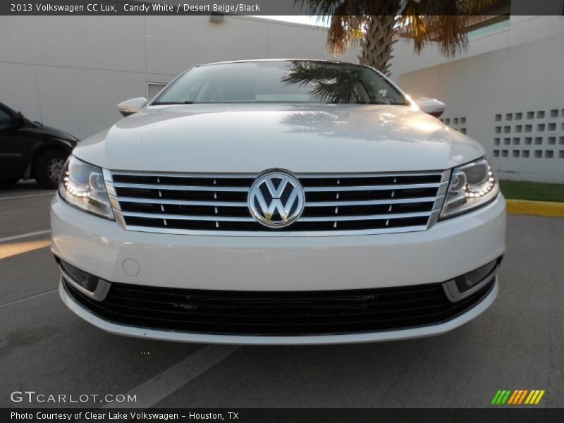 Candy White / Desert Beige/Black 2013 Volkswagen CC Lux