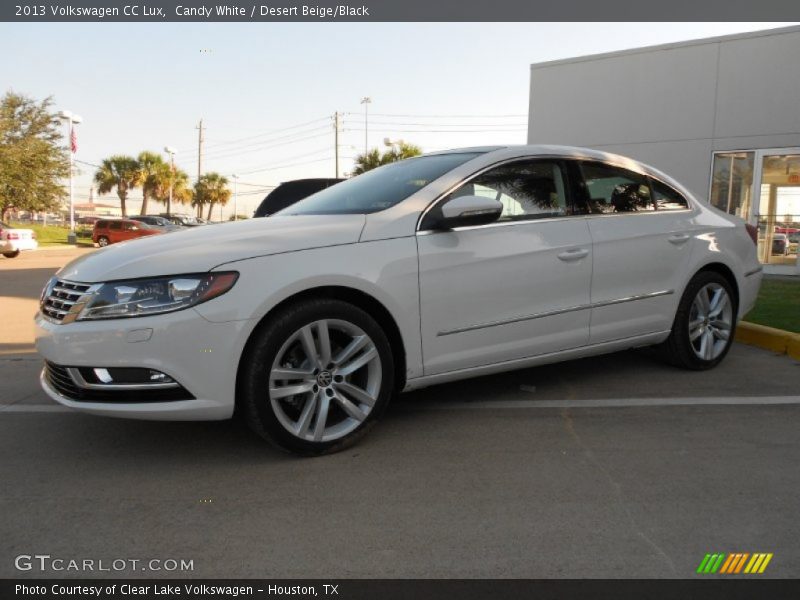 Candy White / Desert Beige/Black 2013 Volkswagen CC Lux