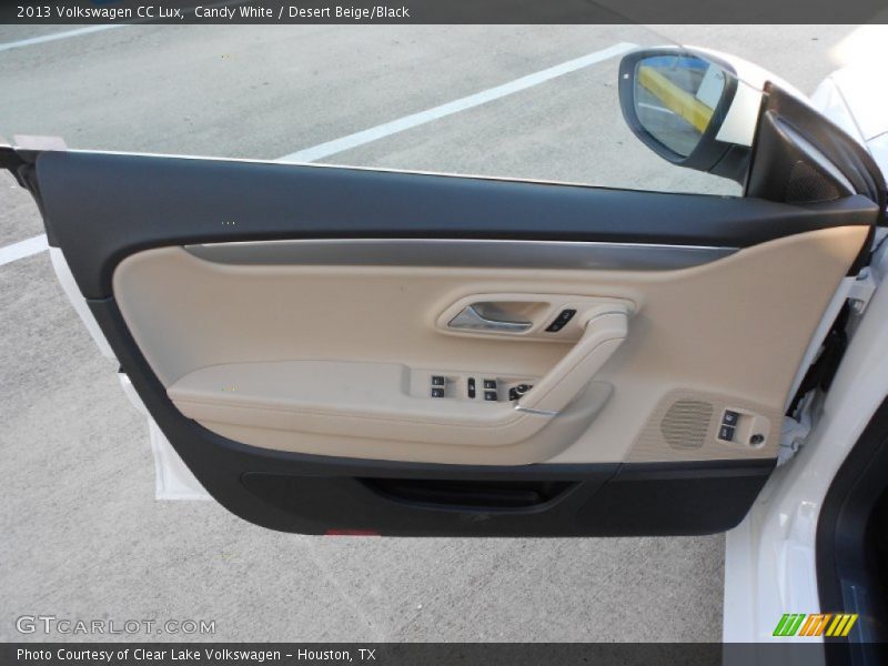 Candy White / Desert Beige/Black 2013 Volkswagen CC Lux