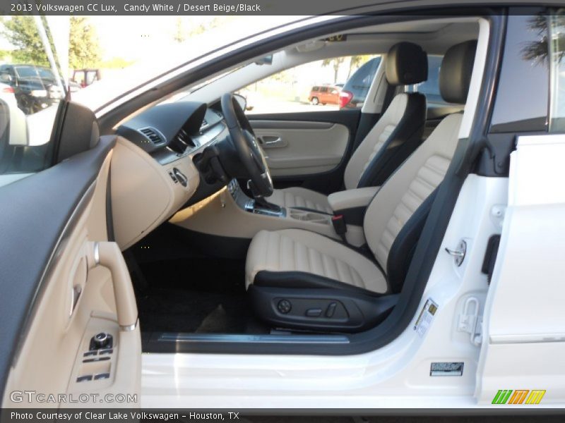 Candy White / Desert Beige/Black 2013 Volkswagen CC Lux