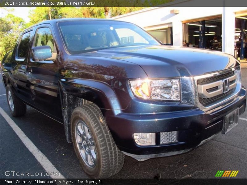 Bali Blue Pearl / Gray 2011 Honda Ridgeline RTS
