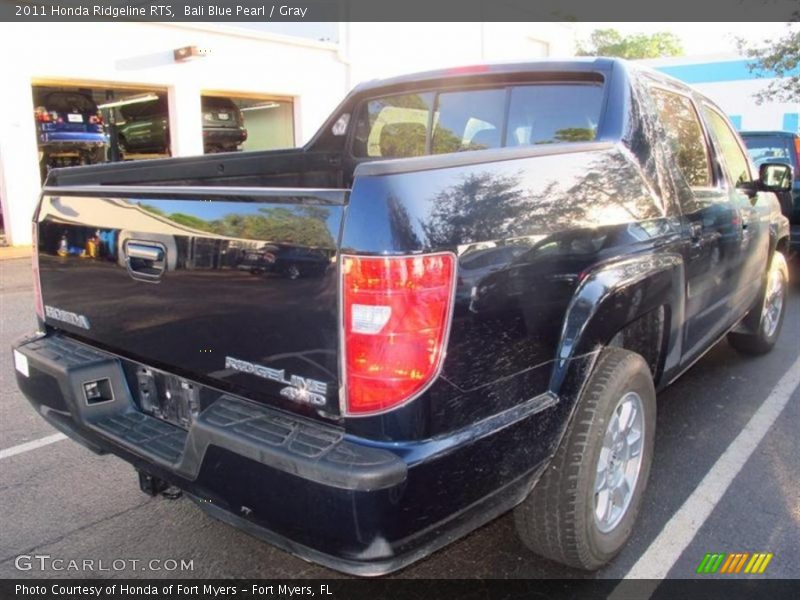 Bali Blue Pearl / Gray 2011 Honda Ridgeline RTS