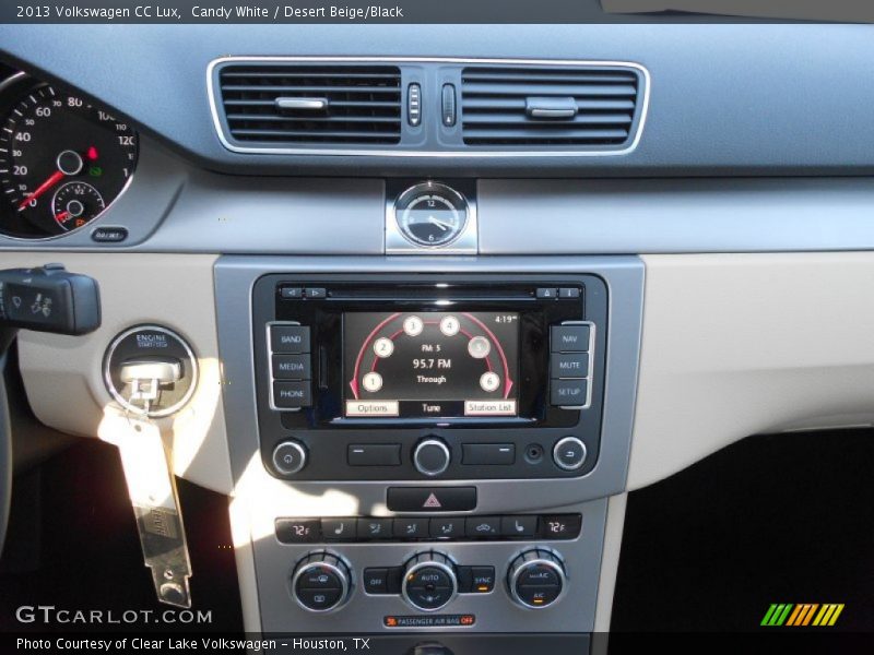 Candy White / Desert Beige/Black 2013 Volkswagen CC Lux