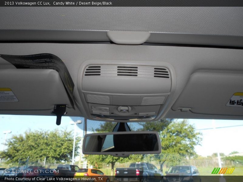 Candy White / Desert Beige/Black 2013 Volkswagen CC Lux