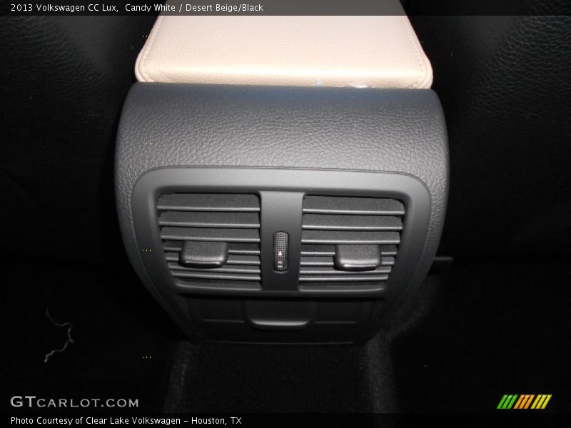 Candy White / Desert Beige/Black 2013 Volkswagen CC Lux