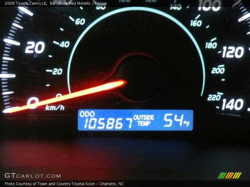 Barcelona Red Metallic / Bisque 2008 Toyota Camry LE