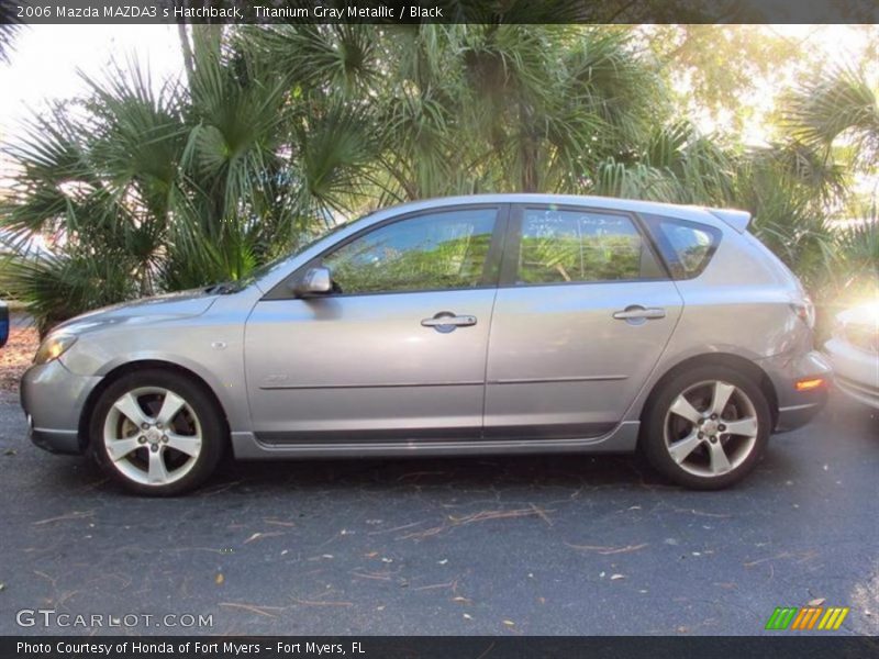 Titanium Gray Metallic / Black 2006 Mazda MAZDA3 s Hatchback