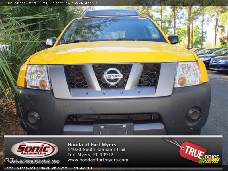 Solar Yellow / Steel/Graphite 2005 Nissan Xterra S 4x4
