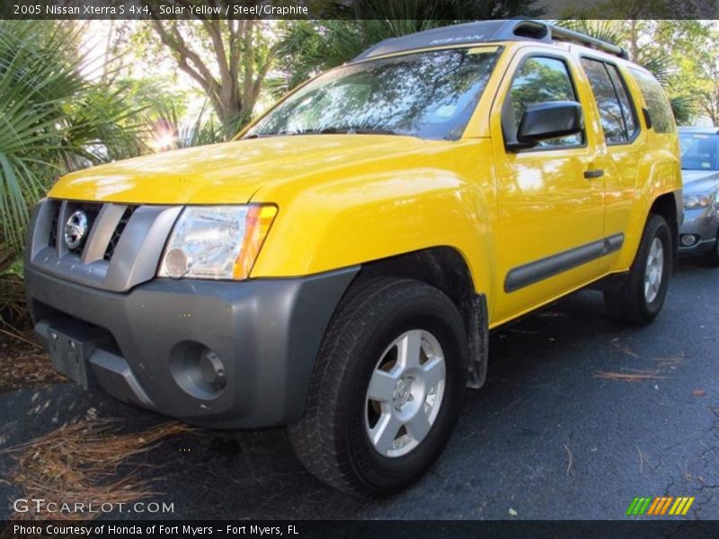 Solar Yellow / Steel/Graphite 2005 Nissan Xterra S 4x4