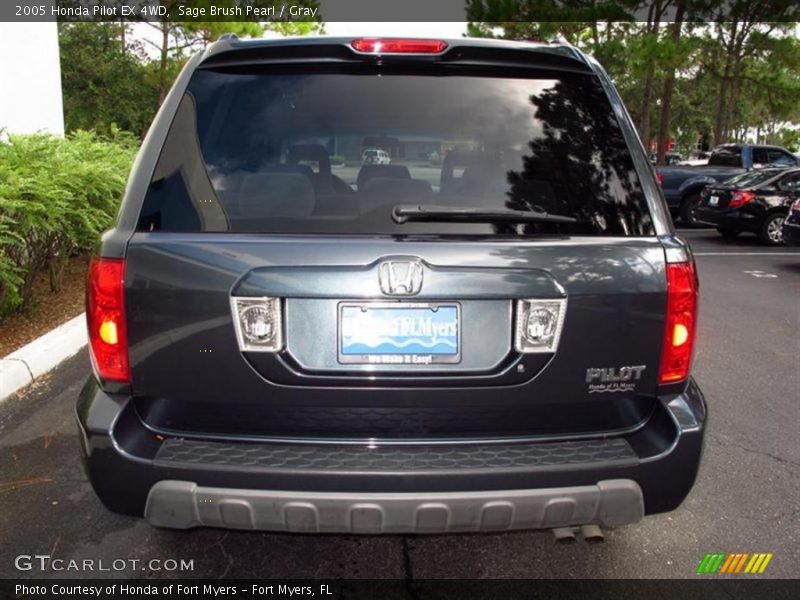 Sage Brush Pearl / Gray 2005 Honda Pilot EX 4WD