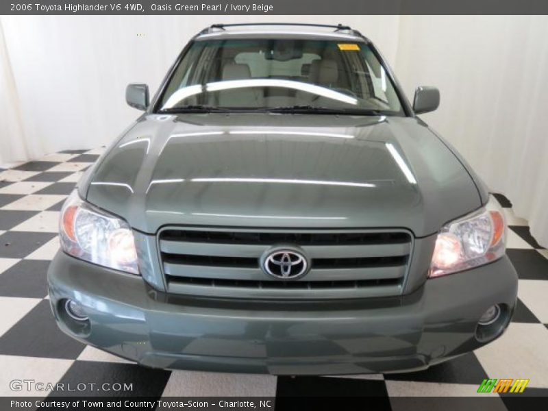 Oasis Green Pearl / Ivory Beige 2006 Toyota Highlander V6 4WD