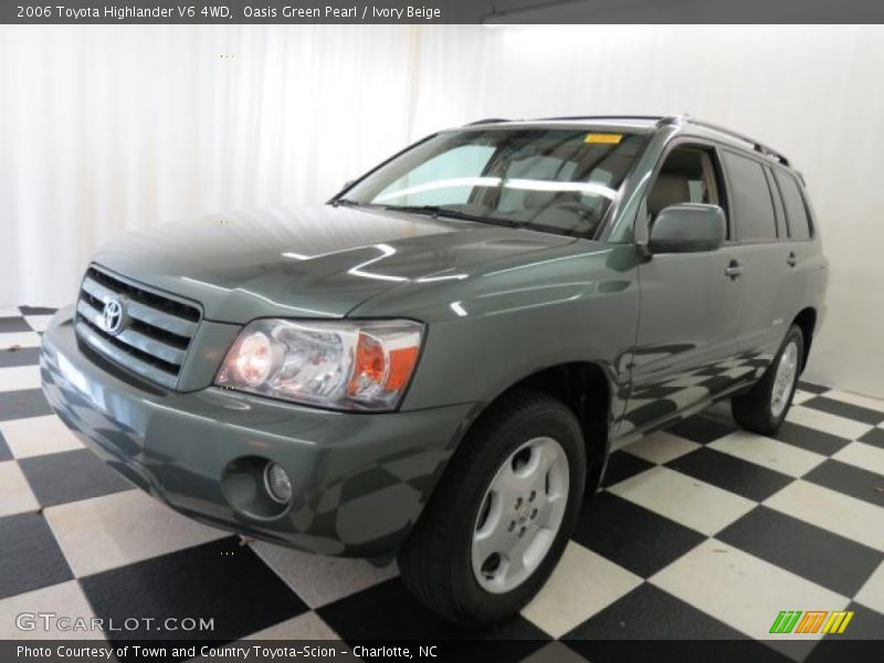 Oasis Green Pearl / Ivory Beige 2006 Toyota Highlander V6 4WD