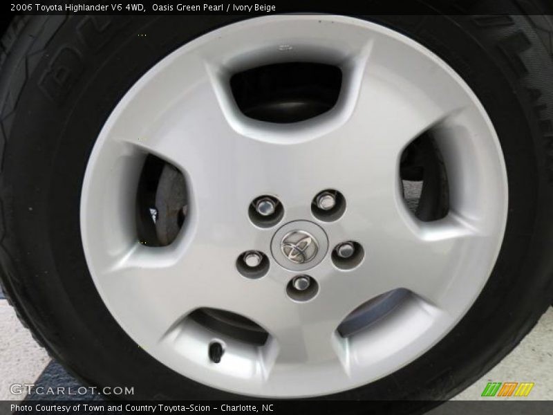 Oasis Green Pearl / Ivory Beige 2006 Toyota Highlander V6 4WD