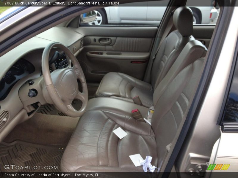 Front Seat of 2002 Century Special Edition