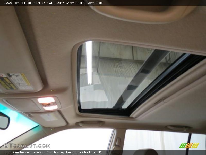Oasis Green Pearl / Ivory Beige 2006 Toyota Highlander V6 4WD