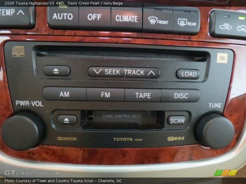 Oasis Green Pearl / Ivory Beige 2006 Toyota Highlander V6 4WD