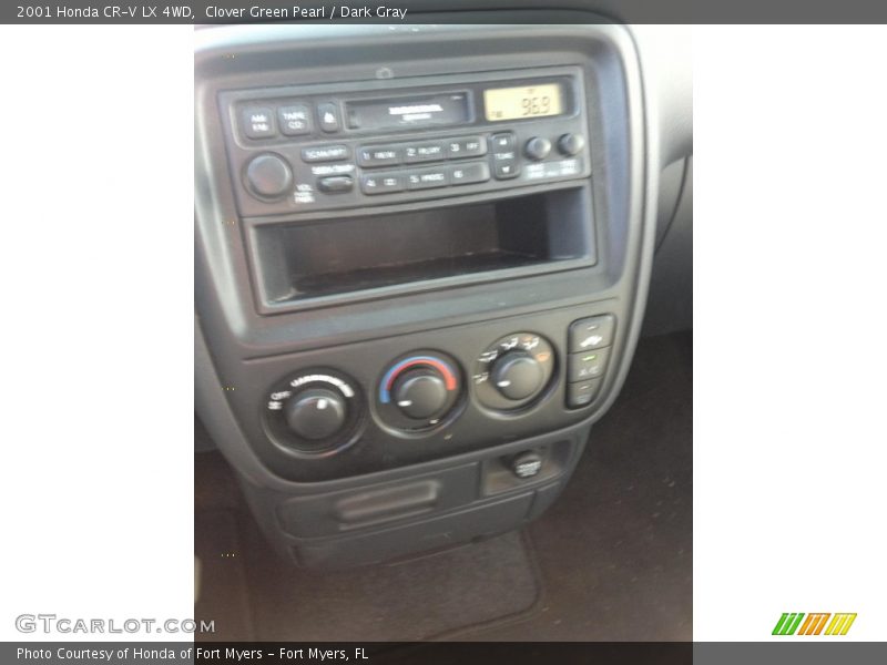 Clover Green Pearl / Dark Gray 2001 Honda CR-V LX 4WD