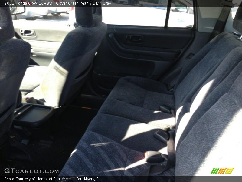 Clover Green Pearl / Dark Gray 2001 Honda CR-V LX 4WD