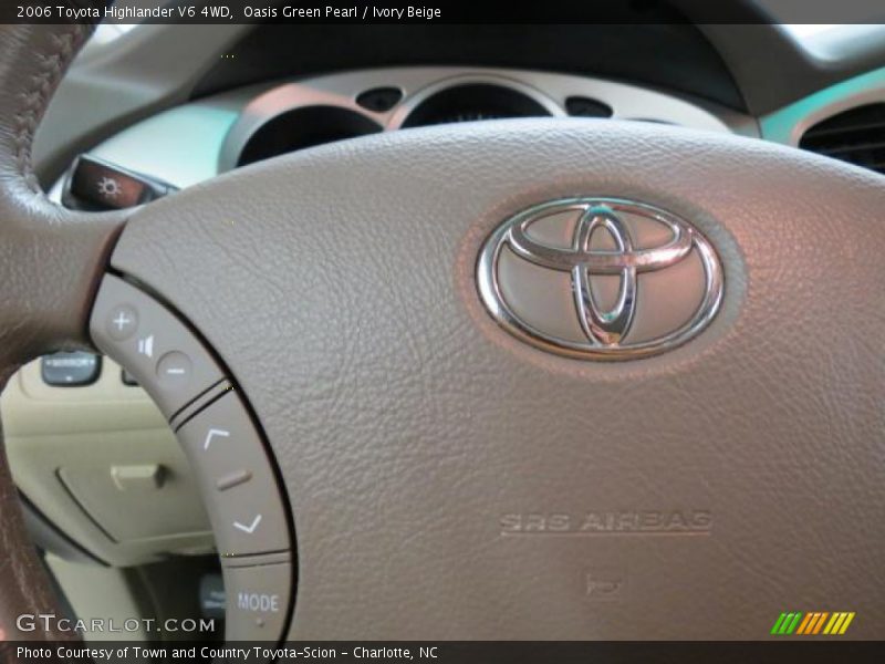 Oasis Green Pearl / Ivory Beige 2006 Toyota Highlander V6 4WD