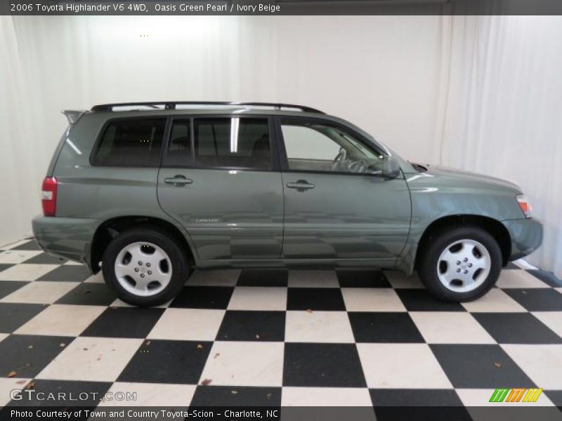 Oasis Green Pearl / Ivory Beige 2006 Toyota Highlander V6 4WD