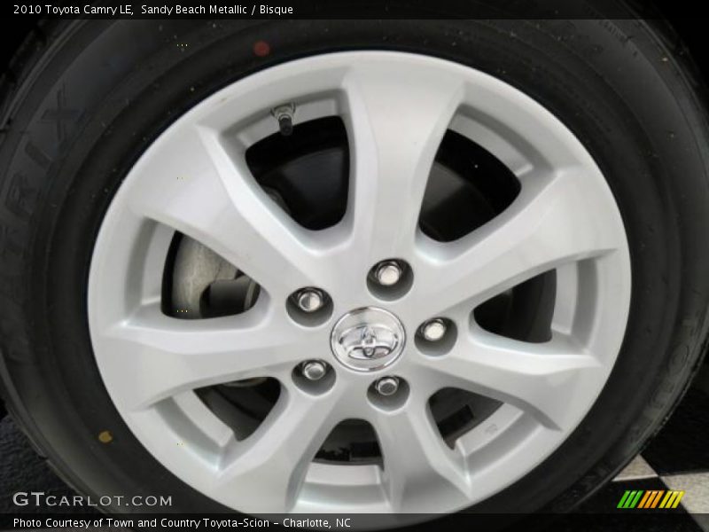Sandy Beach Metallic / Bisque 2010 Toyota Camry LE