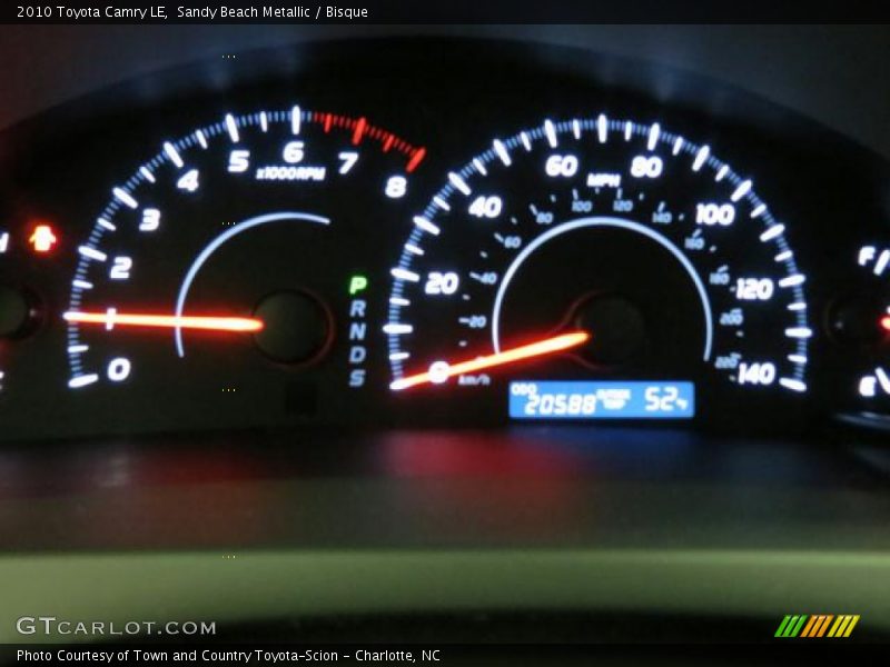 Sandy Beach Metallic / Bisque 2010 Toyota Camry LE