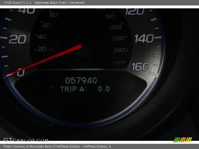 Nighthawk Black Pearl / Parchment 2008 Acura TL 3.2